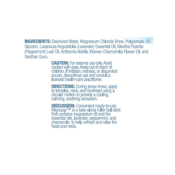 Life-flo Migrazap Magnesium Roll-On envase