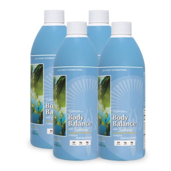 Frente del envase Life Force Body Balance 32 oz