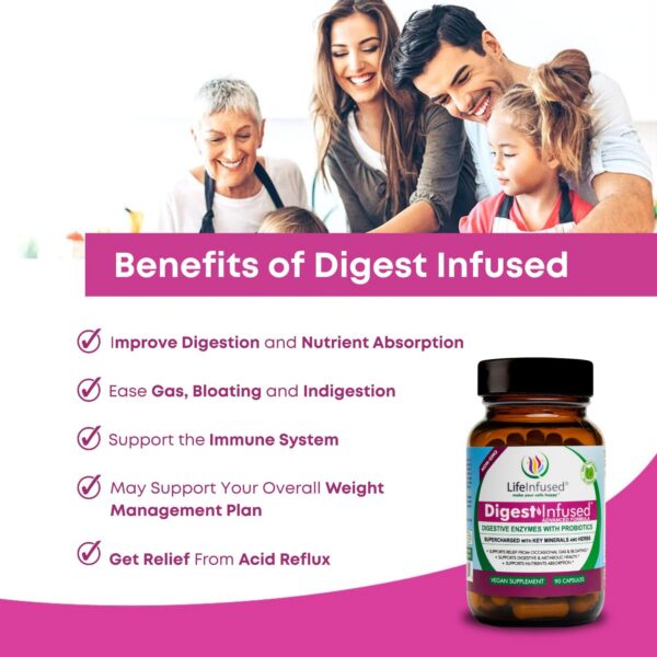 Etiqueta Life Infused Enzimas Digestivas