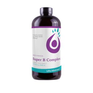 Life Solutions Complejo B Líquido 32 oz botella frontal