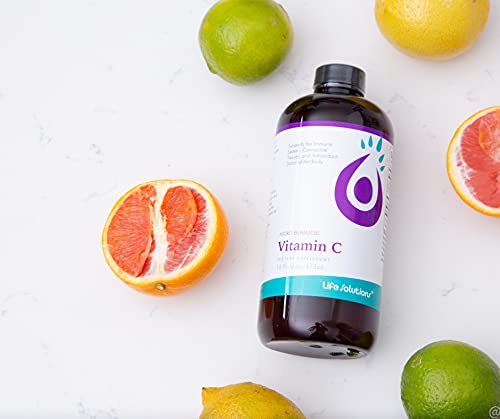 Life Solutions suplemento líquido vitamina c 1000 mg para piel