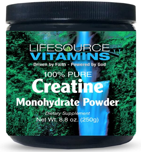 Envase LifeSource Creatina Monohidrato 250 g