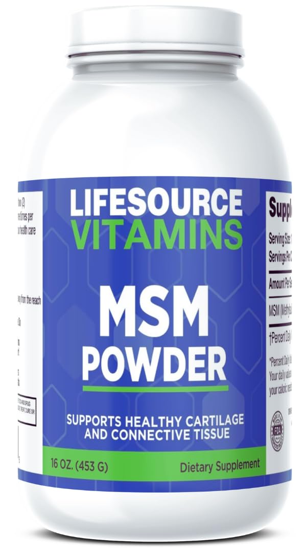 Frasco LifeSource MSM Powder 16 oz