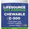 Version 1.0.0 Tableta masticable LifeSource Vitamina C sabor naranja