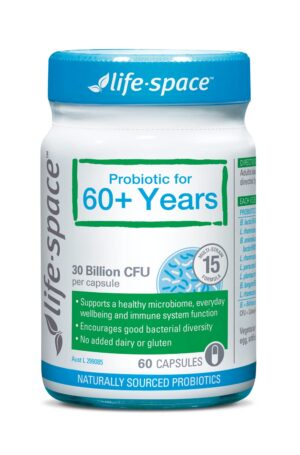Version 1.0.0 Life Space probiótico para mayores de 60 años 60 cápsulas
