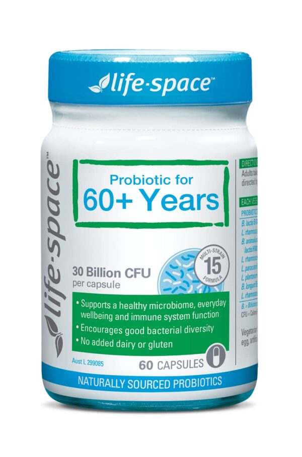 Life Space probiótico para mayores de 60 años 60 cápsulas