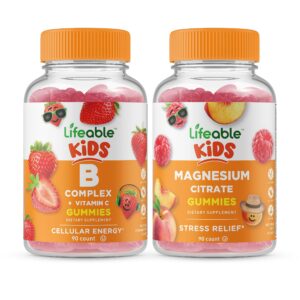 Lifeable B Complex Kids y Citrato de Magnesio paquete gominolas