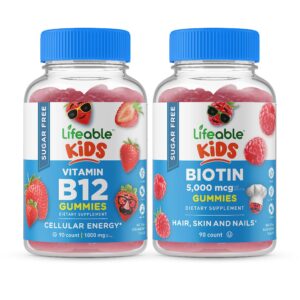 Lifeable B12 kids gomitas etiqueta frontal