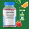 Etiqueta Lifeable Biotina Vitamina B12 gomitas