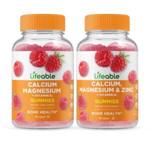 Gomitas Lifeable calcio magnesio zinc vitamina D