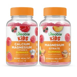 Frente Lifeable Calcium Magnesium Kids + Magnesium Citrate Gummies