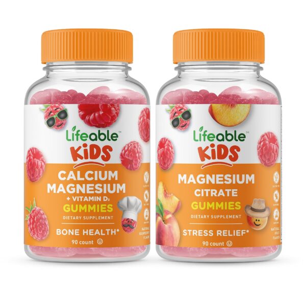 Frente Lifeable Calcium Magnesium Kids + Magnesium Citrate Gummies