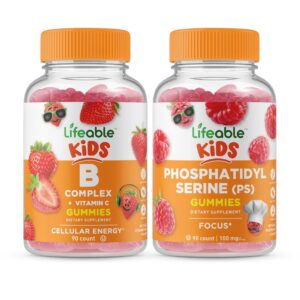 Gomitas Lifeable complejo B para niños envase frontal