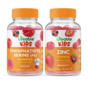 Version 1.0.0 Gomitas Lifeable PS Kids + Zinc Kids 90 gomitas frasco