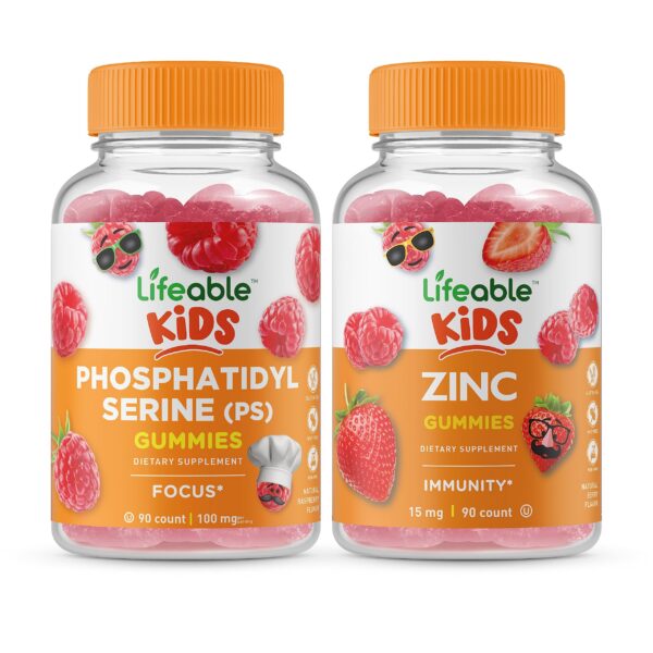 Version 1.0.0 Gomitas Lifeable PS Kids + Zinc Kids 90 gomitas frasco