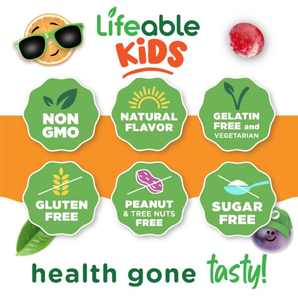 Frasco Lifeable con 90 gomitas