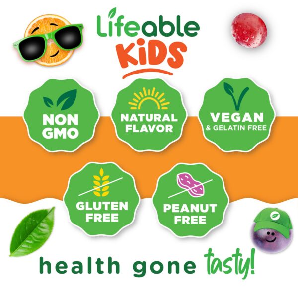 Version 1.0.0 Lifeable gomitas b complejo veganas para apoyo inmunológico