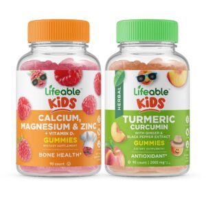 Gomitas Lifeable calcio magnesio zinc para niños - frente