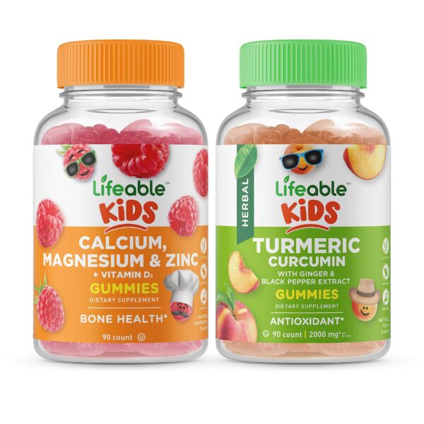 Gomitas Lifeable calcio magnesio zinc para niños - frente