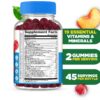 Etiqueta frontal Lifeable gomitas multivitamin sin azúcar