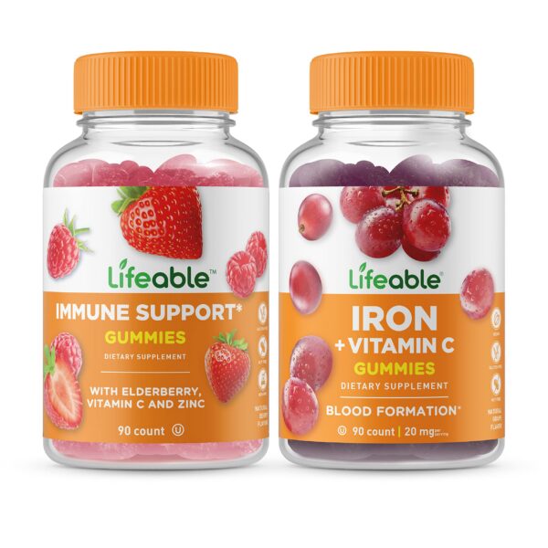 Lifeable gomitas inmunidad zinc vitamina c saúco