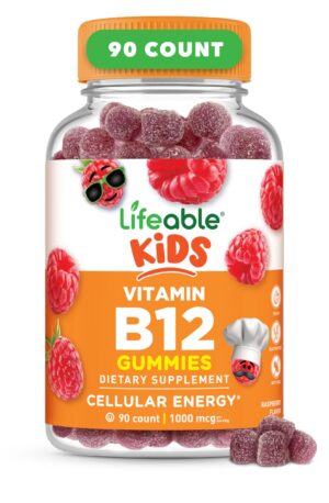Lifeable gomitas vitamina b12 niños sabor frambuesa 90 unidades