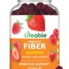 Lifeable gummies fibra prebiótica para adultos sabor baya