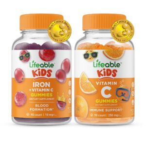 gomitas Lifeable Hierro & Vitamina C Kids frasco