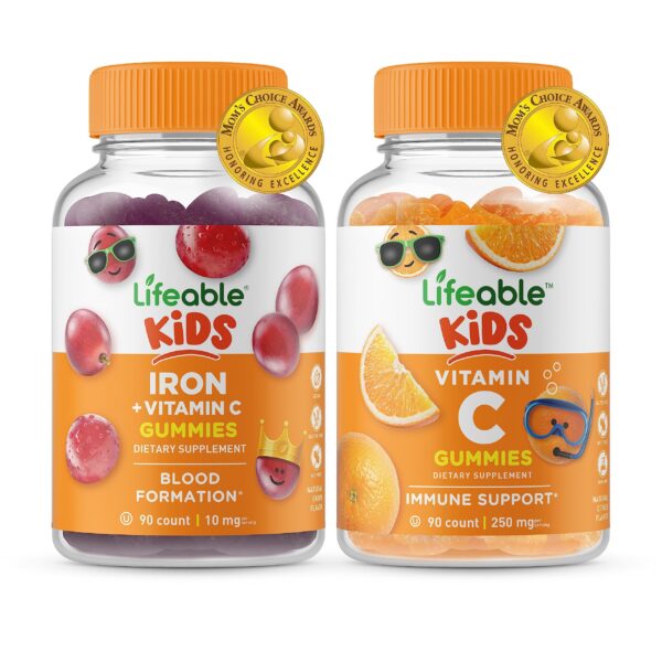 gomitas Lifeable Hierro & Vitamina C Kids frasco
