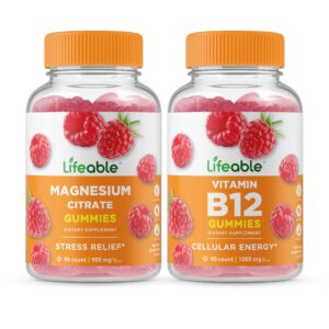 Gomitas Lifeable Magnesio y B12 frasco