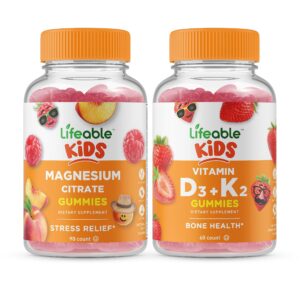 Gomitas Lifeable magnesio citrato para niños