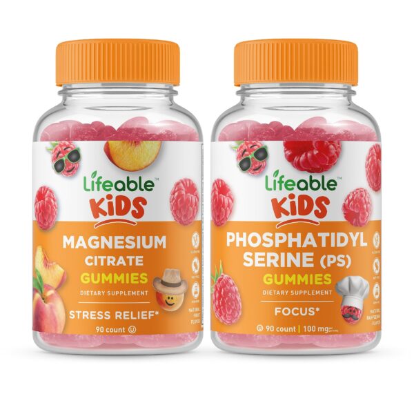 gomitas Lifeable magnesio citrato niños frente etiqueta