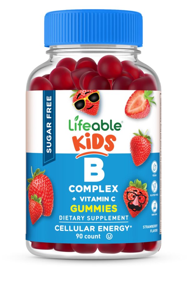 Lifeable Vitamin B Complex para niños frasco gomitas