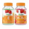Frente del frasco Lifeable Vitamin C 1050 mg D3 K2 gomitas