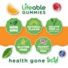 Version 1.0.0 Etiqueta de frasco Lifeable Vitamin C Gummies