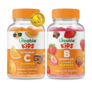 Version 1.0.0 Lifeable Vitamin C Kids + B Complex gomitas frasco