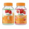 Lifeable Vitamina C 1050 mg y Colágeno gomitas etiqueta frontal