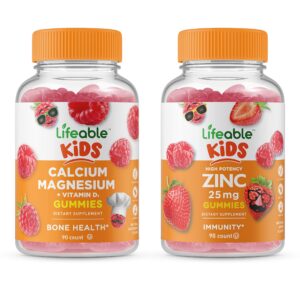 Frasco de Lifeable Zinc 25 mg para niños