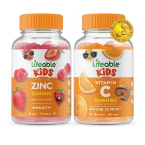 Version 1.0.0 Lifeable Zinc Kids gomitas frasco