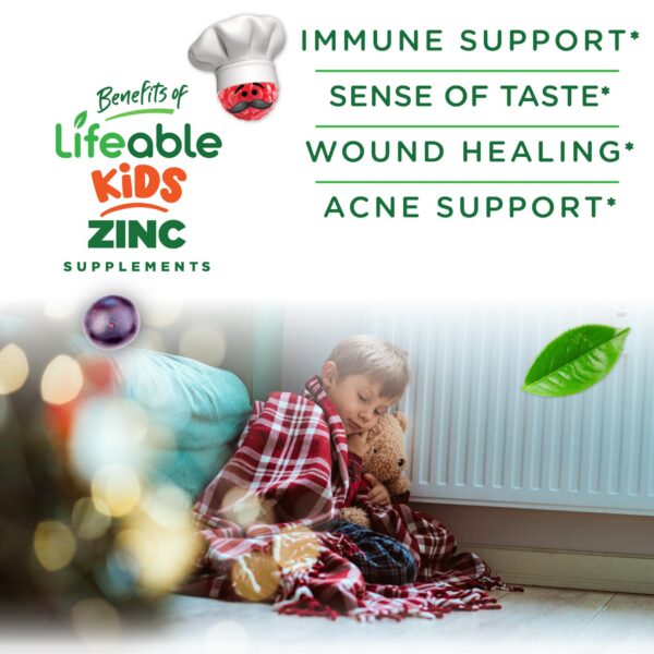 Frasco zinc Lifeable 25 mg