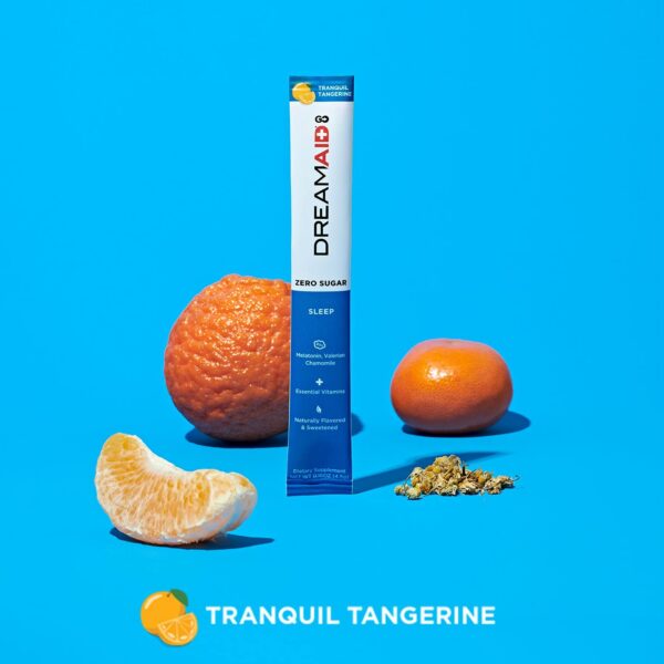 Mesa con polvo de melatonina