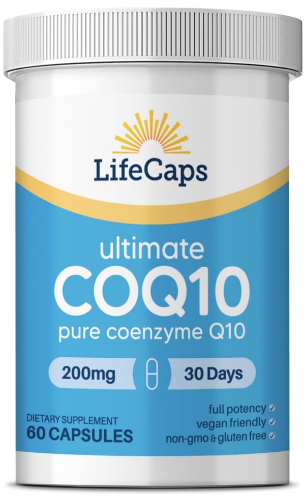 Frasco LifeCaps CoQ10 200 mg