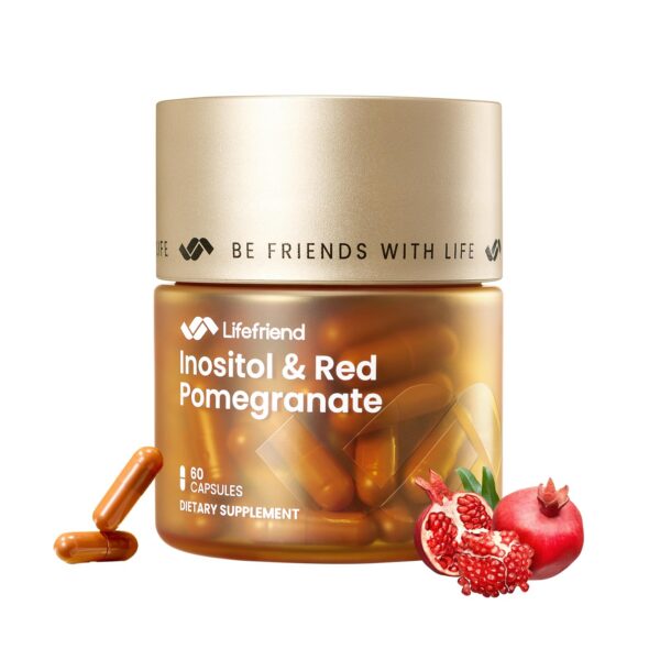 Frasco LIFEFRIEND Myo-Inositol y D-Chiro Inositol frente