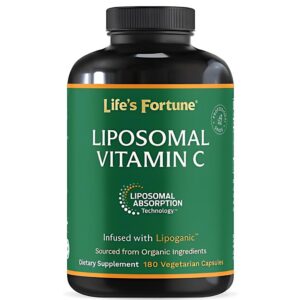 Life's Fortune cápsulas vitamina C liposomal 180 unidades