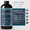 Version 1.0.0 Etiqueta Life's Fortune cod liver oil limón