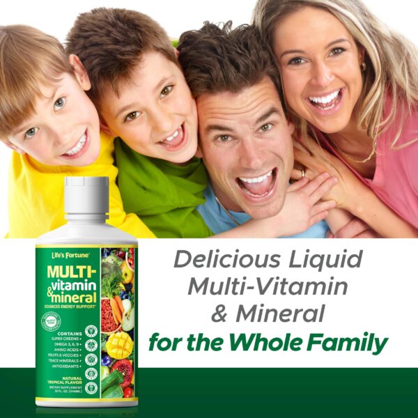 Life's Fortune Multivitamínico Líquido con ingredientes naturales