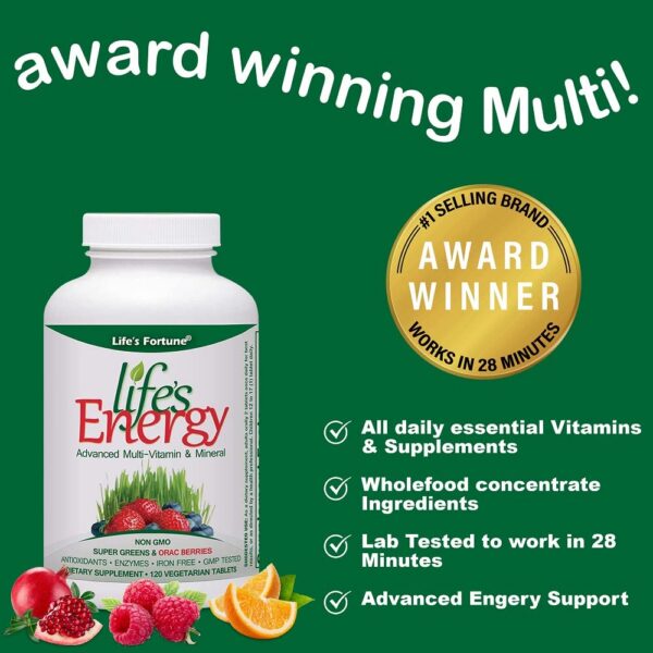 Life's Fortune Multivitamin Advanced non-GMO certification