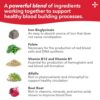 Etiqueta lateral Blood Nourish-R LifeSeasons
