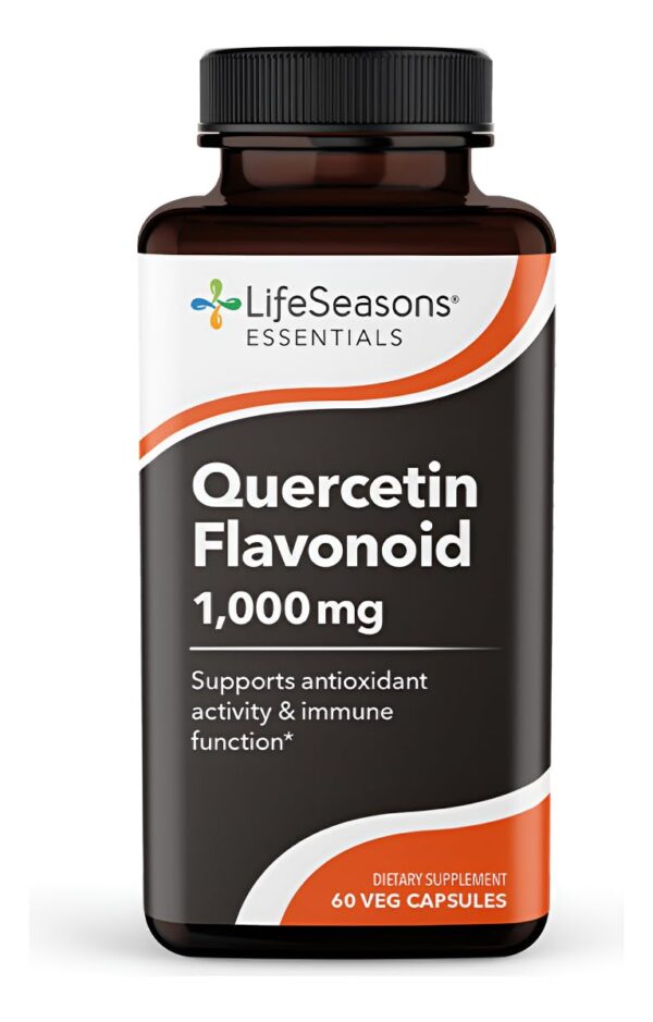 LifeSeasons Quercetin Flavonoid botella con etiqueta