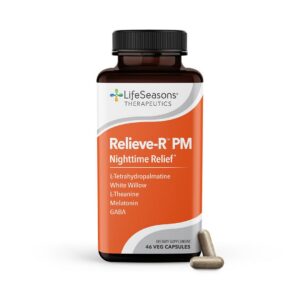 LifeSeasons Relieve-R PM cápsulas para dolor nocturno y relajación